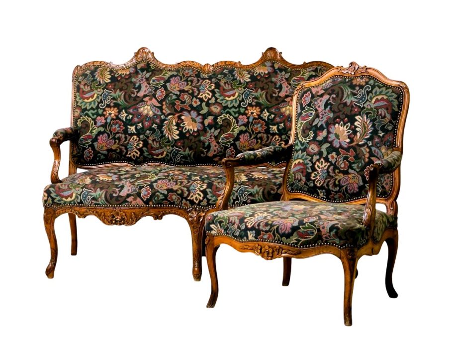 Sièges d'époque Louis XV en hêtre