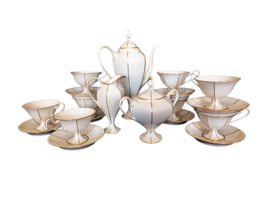 Service à café Art Déco Limoge
 J. Pouyat & A. Bosquin