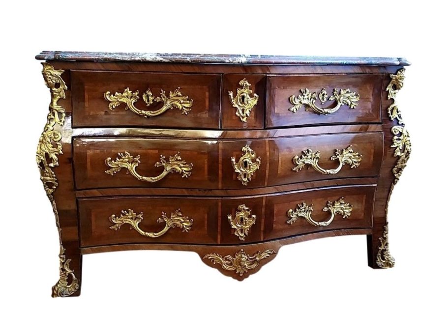 Commode estampillée Jean Charles Ellaume travail de l'époque Louis XV