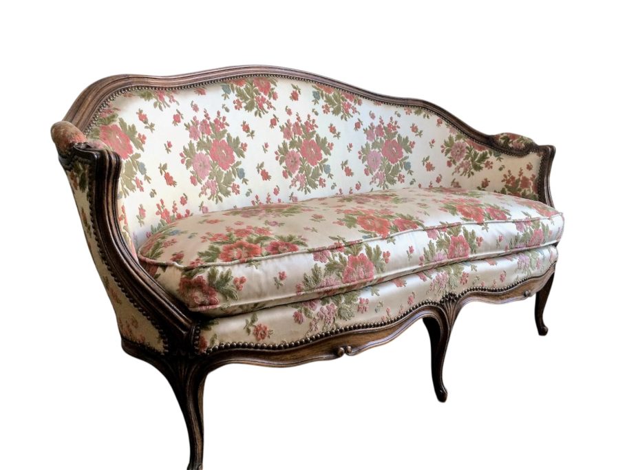 Petit canapé Louis XV